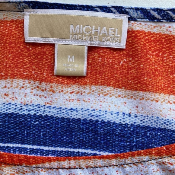 Michael Kors Over sized Striped Tie side Sz Medium - Picture 6 of 6